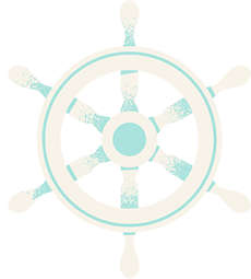 Boat rudder icon